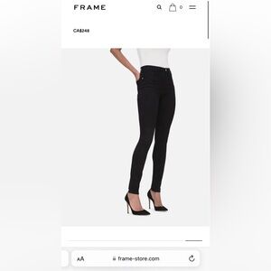 Frame Le Skinny de Jeanne Crop